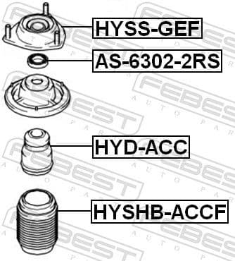 Rubber Buffer, suspension HYD-ACC - image 2