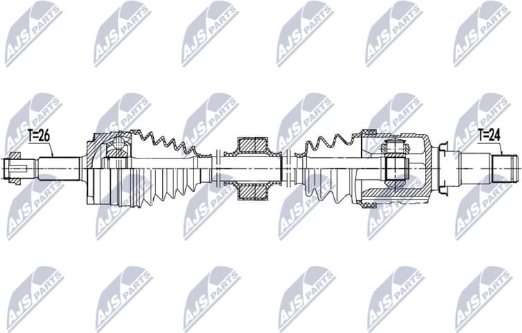 Drive Shaft NPW-TY-169