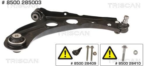 Control/Trailing Arm, wheel suspension 8500 285003