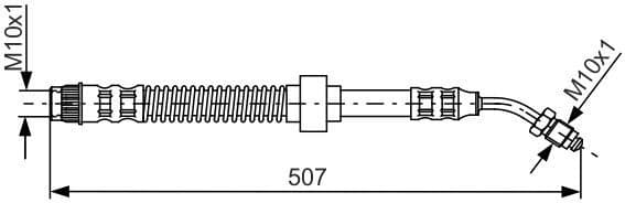 Brake Hose 1 987 481 150 - image 4