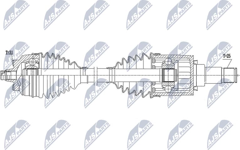 Drive Shaft NPW-BM-168