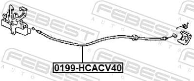 Bonnet Cable 0199-HCASV40 - image 2