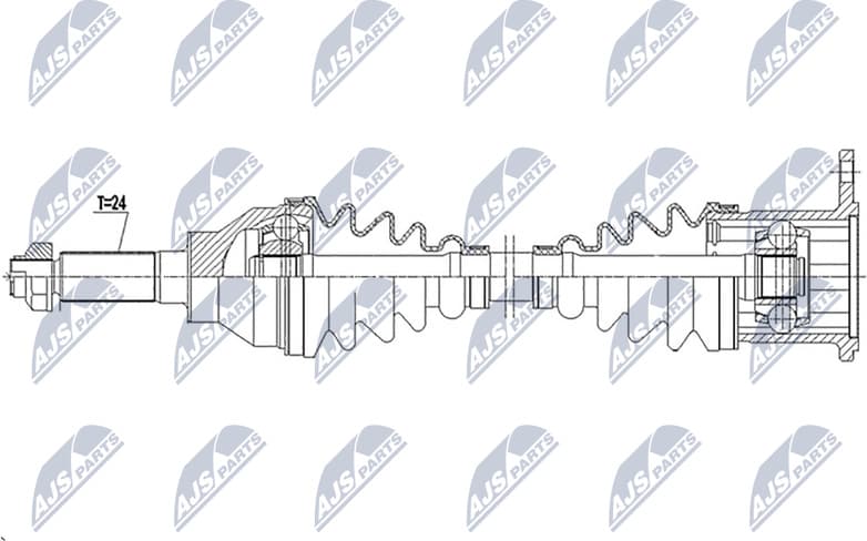Drive Shaft NPW-SU-046 - image 2
