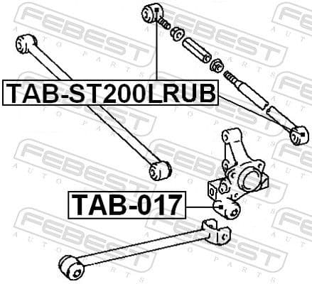 Mounting, control/trailing arm TAB-ST200LRUB - image 2
