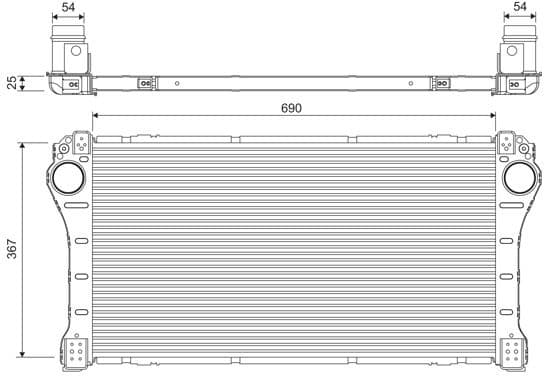 Charge Air Cooler 818375