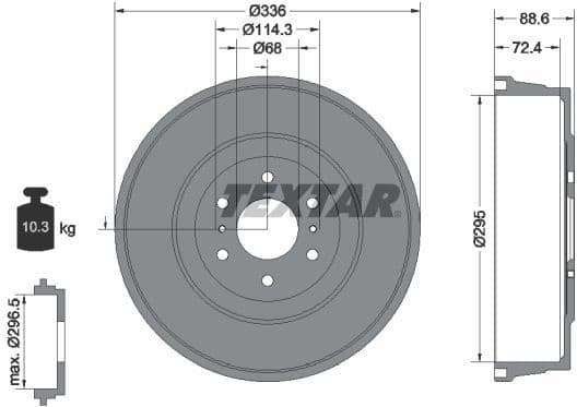Brake Drum 94046500