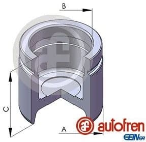 Piston, brake caliper D025766