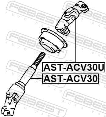 Steering Shaft AST-ACV30 - image 2