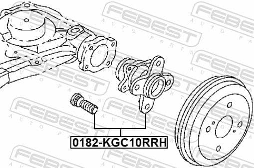 Wheel Hub 0182-KGC10RRH - image 2