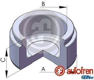 Piston, brake caliper D025697