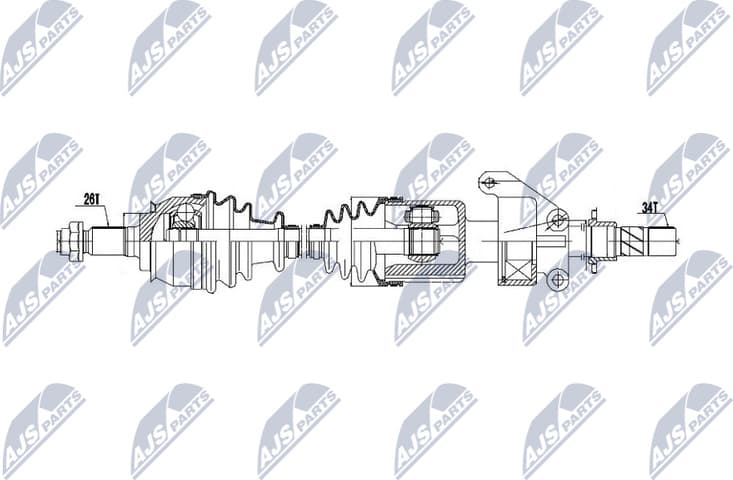 Drive Shaft NPW-BM-021