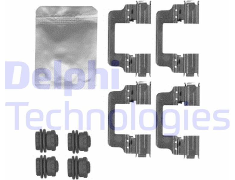 Accessory Kit, disc brake pad LX0591