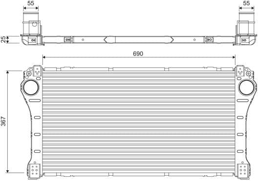 Charge Air Cooler 818364