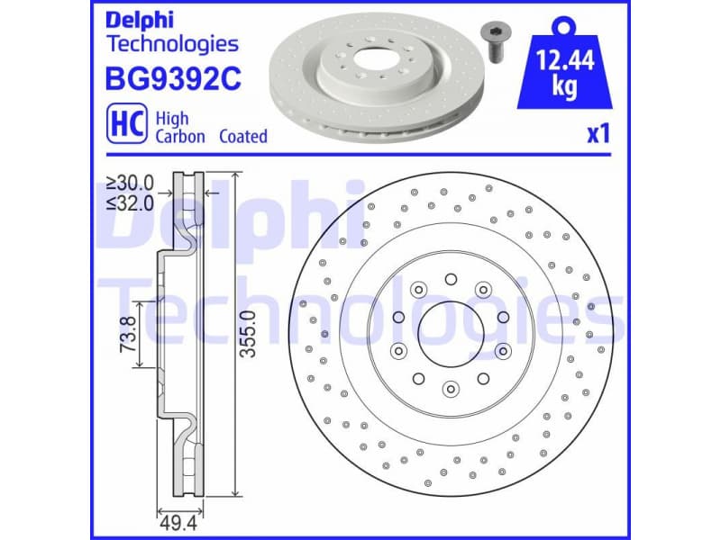 Brake Disc BG9392C