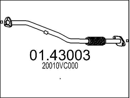 Exhaust Pipe 01.43003
