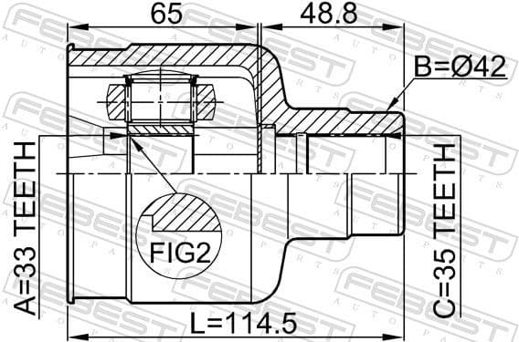 Joint Kit, drive shaft 2111-GERH - image 2