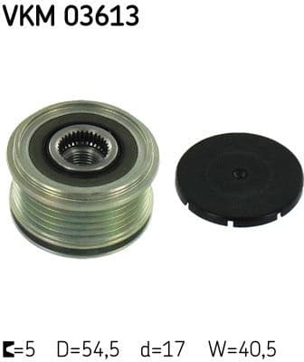 Alternator Freewheel Clutch VKM03613 - image 2