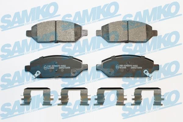 Brake Pad Set, disc brake 5SP2050K