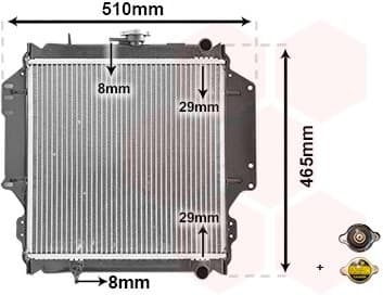 Radiator, engine cooling *** IR PLUS *** 52002012