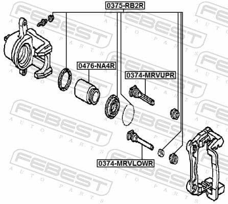 Repair Kit, brake caliper 0375-RB2R