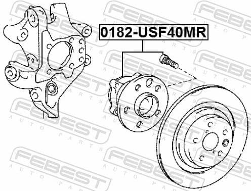 Wheel Hub 0182-USF40MR - image 2