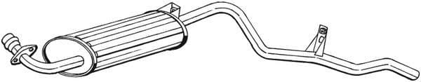 Rear Muffler 281-837