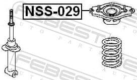 Suspension Strut Support Mount NSS-029 - image 2
