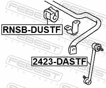 Mounting, stabiliser bar RNSB-DUSTF - image 2