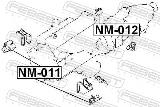 Mounting, engine NM-012 - image 2