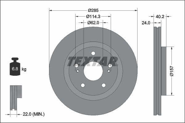 Brake Disc PRO 92337303