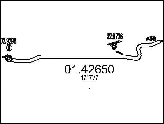 Exhaust Pipe 01.42650