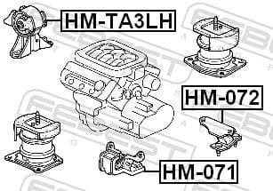 Mounting, engine HM-TA3LH - image 2