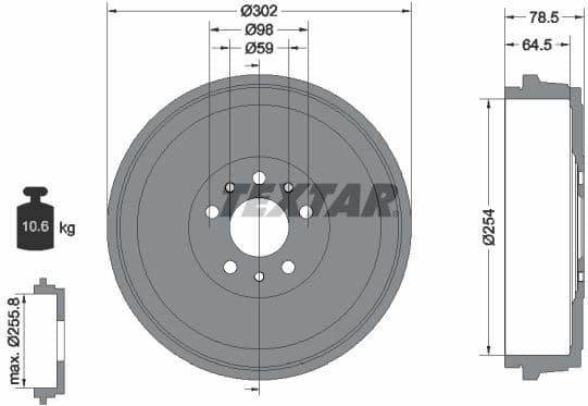 Brake Drum 94045400