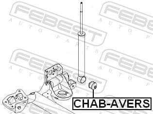 Bush, shock absorber CHAB-AVERS - image 2