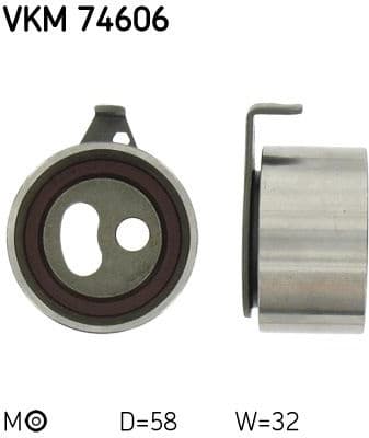 Tensioner Pulley, timing belt VKM 74606 - image 2