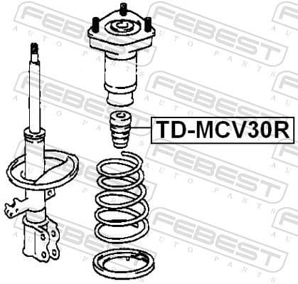 Rubber Buffer, suspension TD-MCV30R - image 2