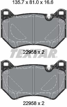 Brake Pad Set, disc brake Q+ 2295801