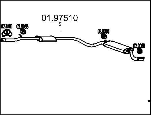 Rear Muffler 01.97510