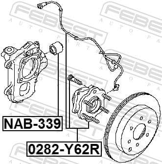 Wheel Hub 0282-Y62R - image 2