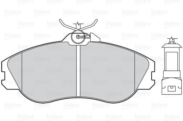 Brake Pad Set, disc brake ESSENTIAL 302011 - image 2