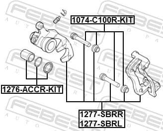 Brake Caliper 1277-SBRL - image 2