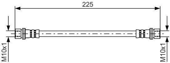 Brake Hose 1 987 481 411 - image 5
