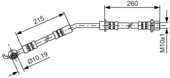 Brake Hose 1 987 481 410 - image 5