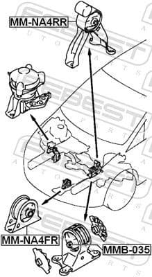 Mounting, engine MMB-035 - image 2