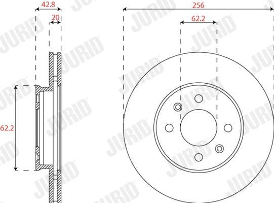 Brake Disc COAT+ 563224JC