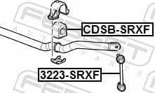 Mounting, stabiliser bar CDSB-SRXF - image 2