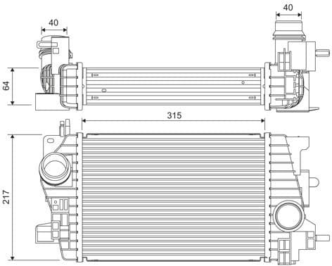 Charge Air Cooler 818537