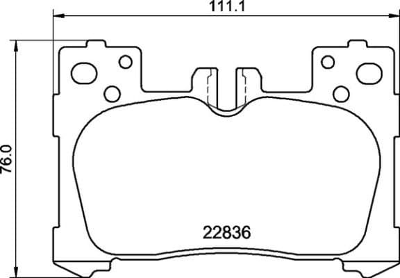 Brake Pad Set, disc brake PRIME LINE P83181