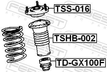 Suspension Strut Support Mount TSS-016 - image 2