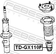 Rubber Buffer, suspension TD-GX110F - image 2